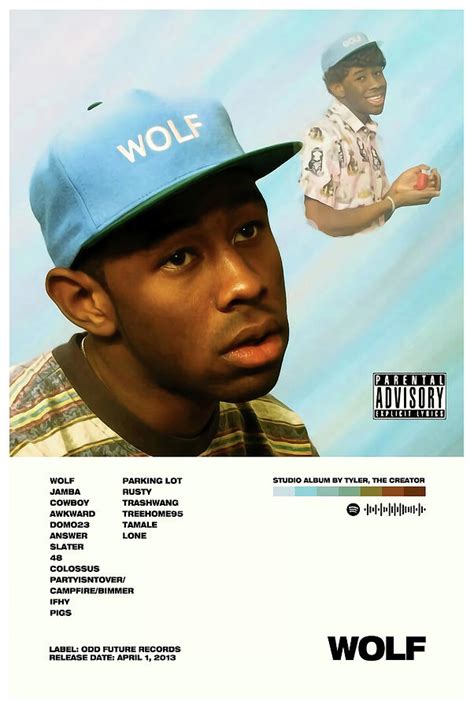 tyler the creator wolf poster|Amazon.com: Tyler The Creator Posters